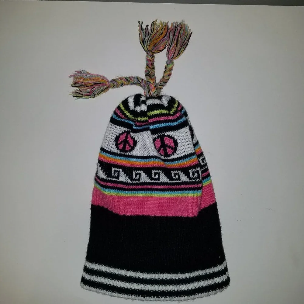 The‎ Children Place Peace Lined Fleece Hat Size 7-8